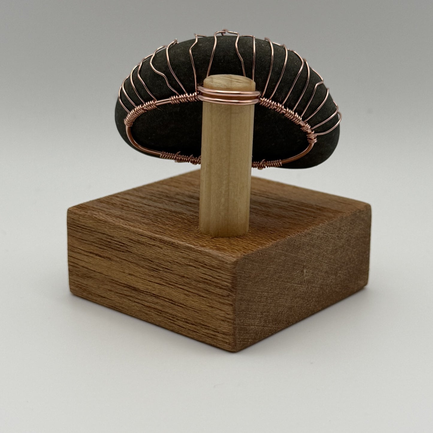 River Stone Copper Display — Piece No. D001