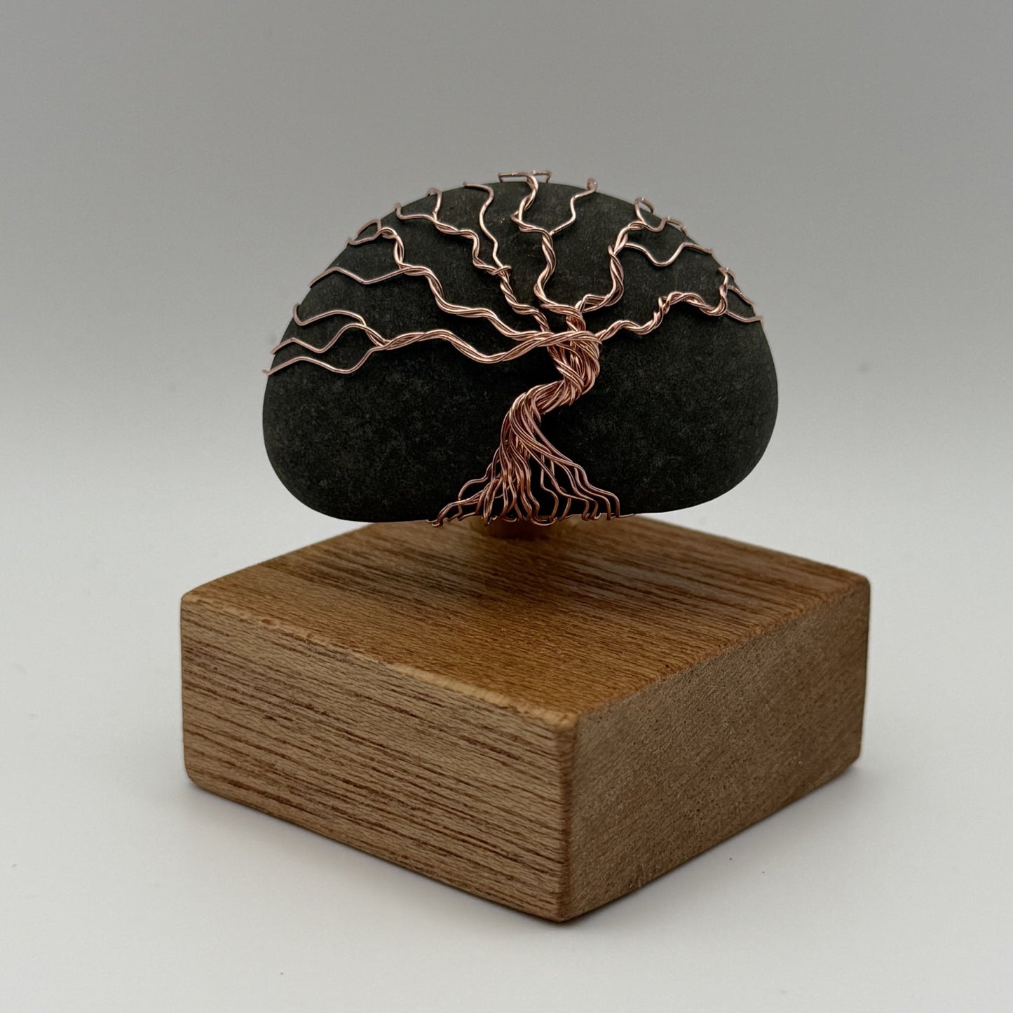 River Stone Copper Display — Piece No. D001