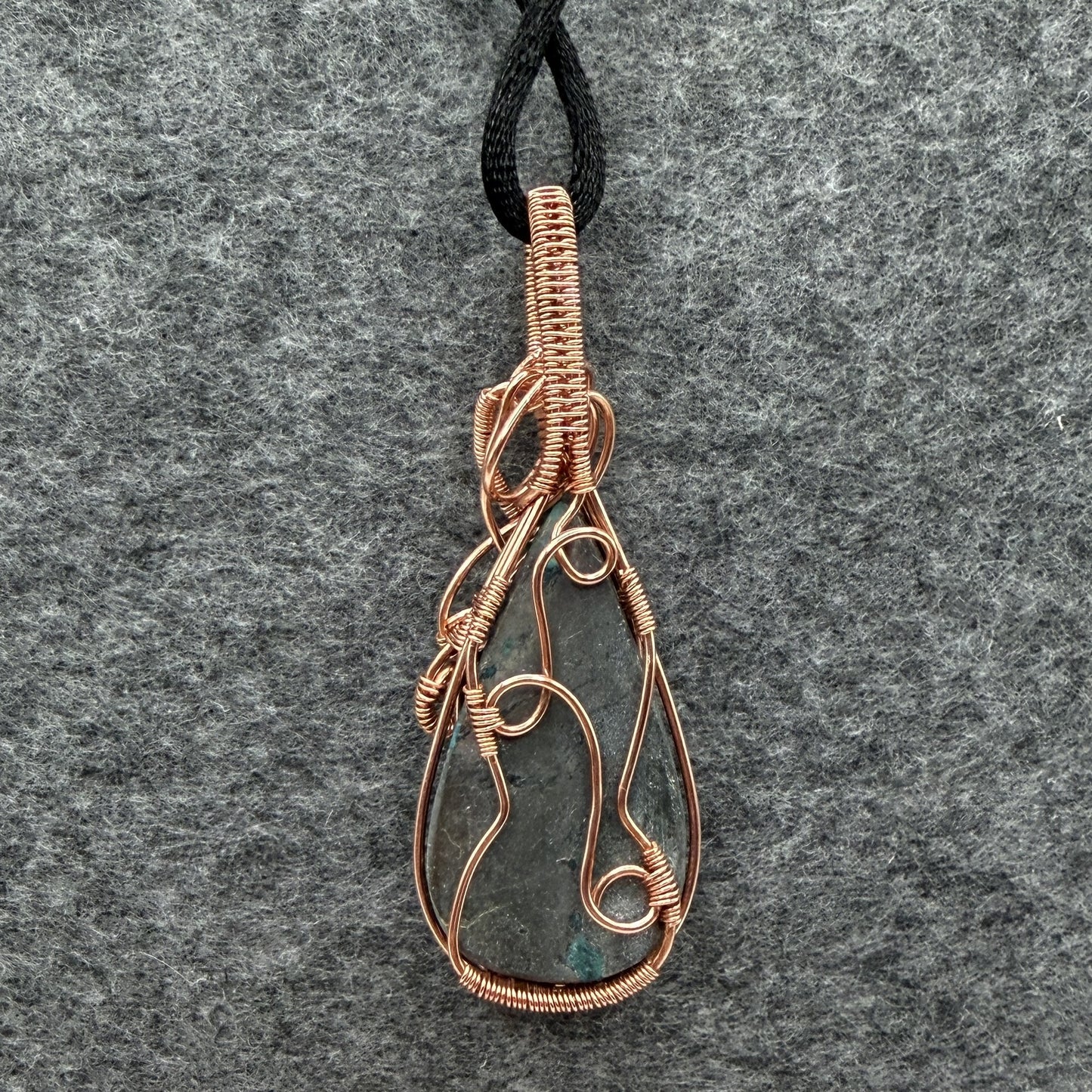 Chrysocolla Copper Pendant — Piece No. P013