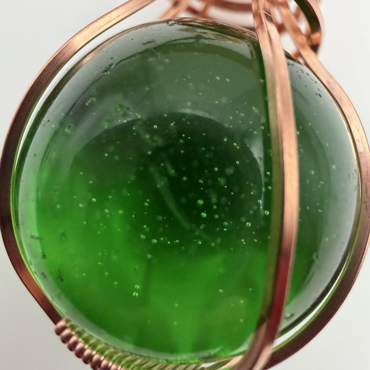 Glass Copper Pendant — Piece No. P017
