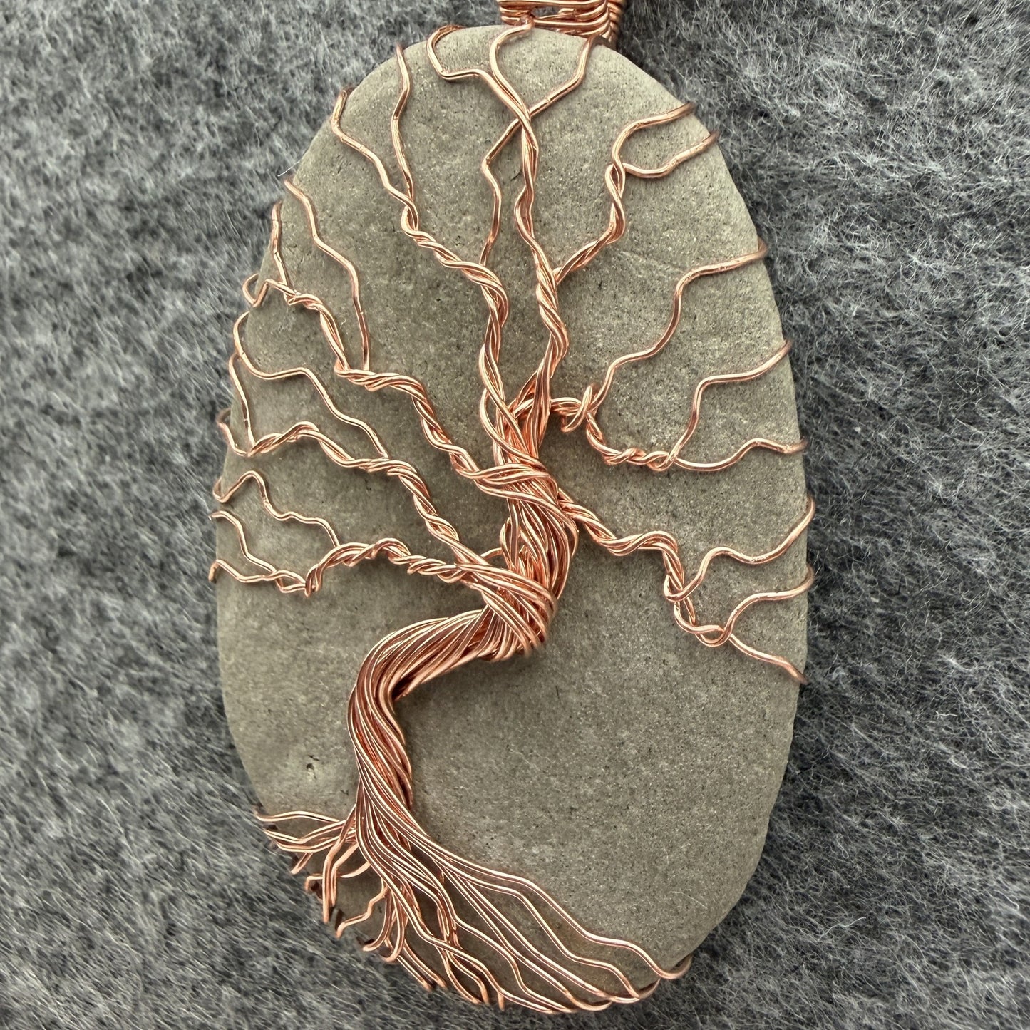 Beach Stone Copper Pendant — Piece No. P024