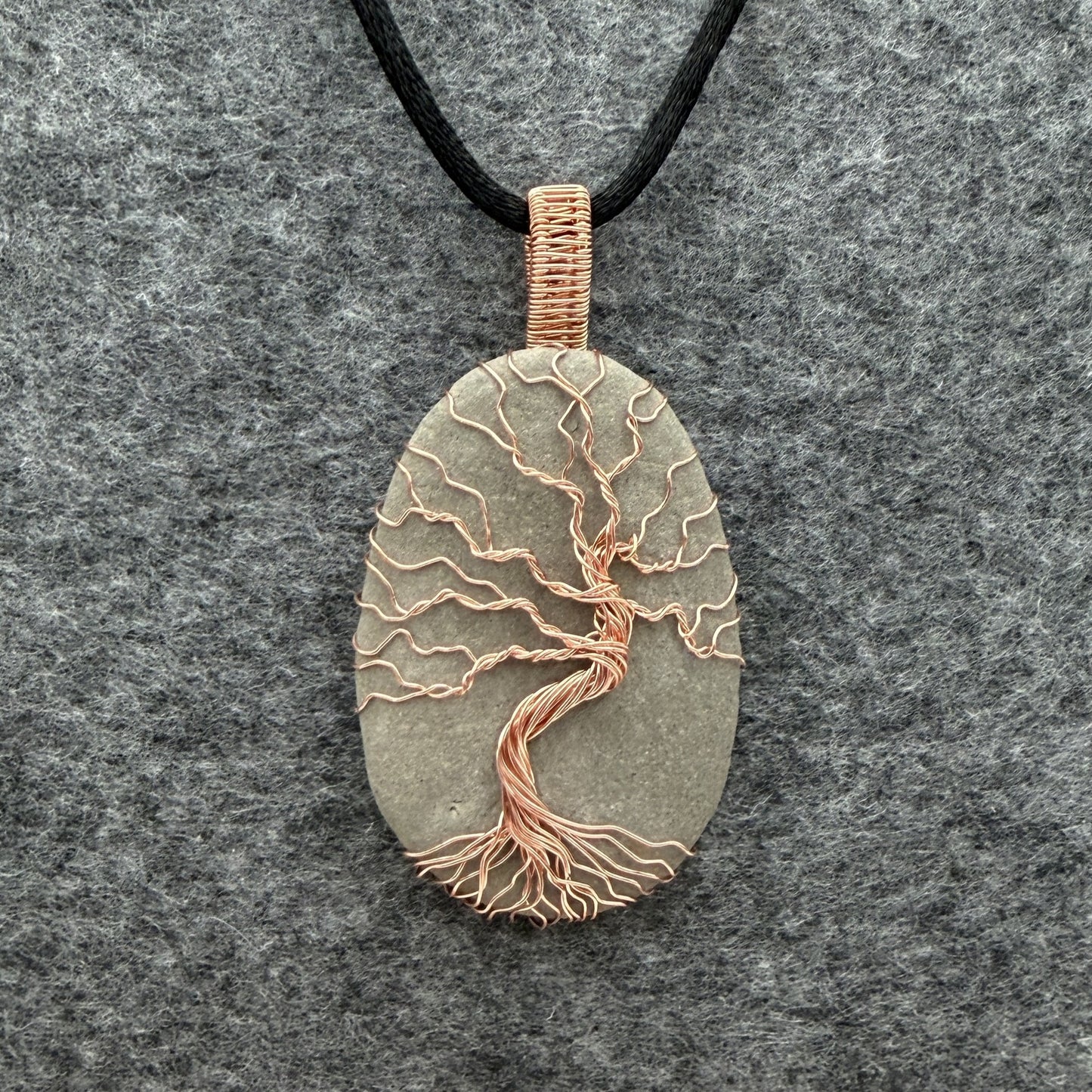 Beach Stone Copper Pendant — Piece No. P024