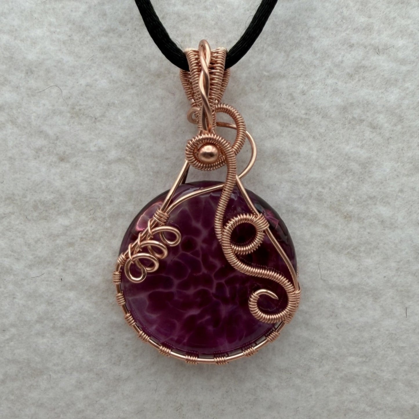 Glass Copper Pendant — Piece No. P035